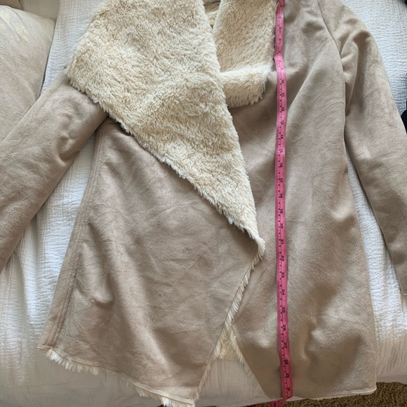Tan Faux Fur Coat - Picture 4 of 5